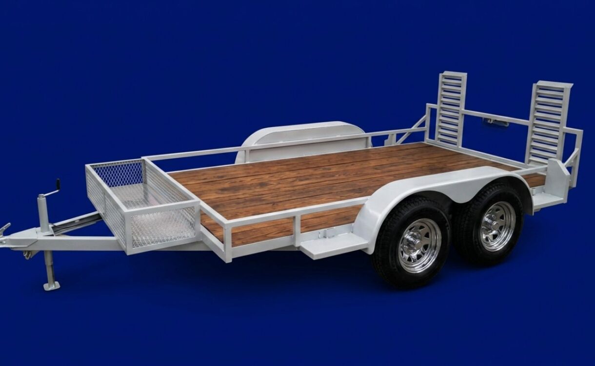 Remolque Cama Baja Doble Eje. Venta de Remolque Cama Baja Doble Eje con capacidad de carga máxima de 4,000 kg.