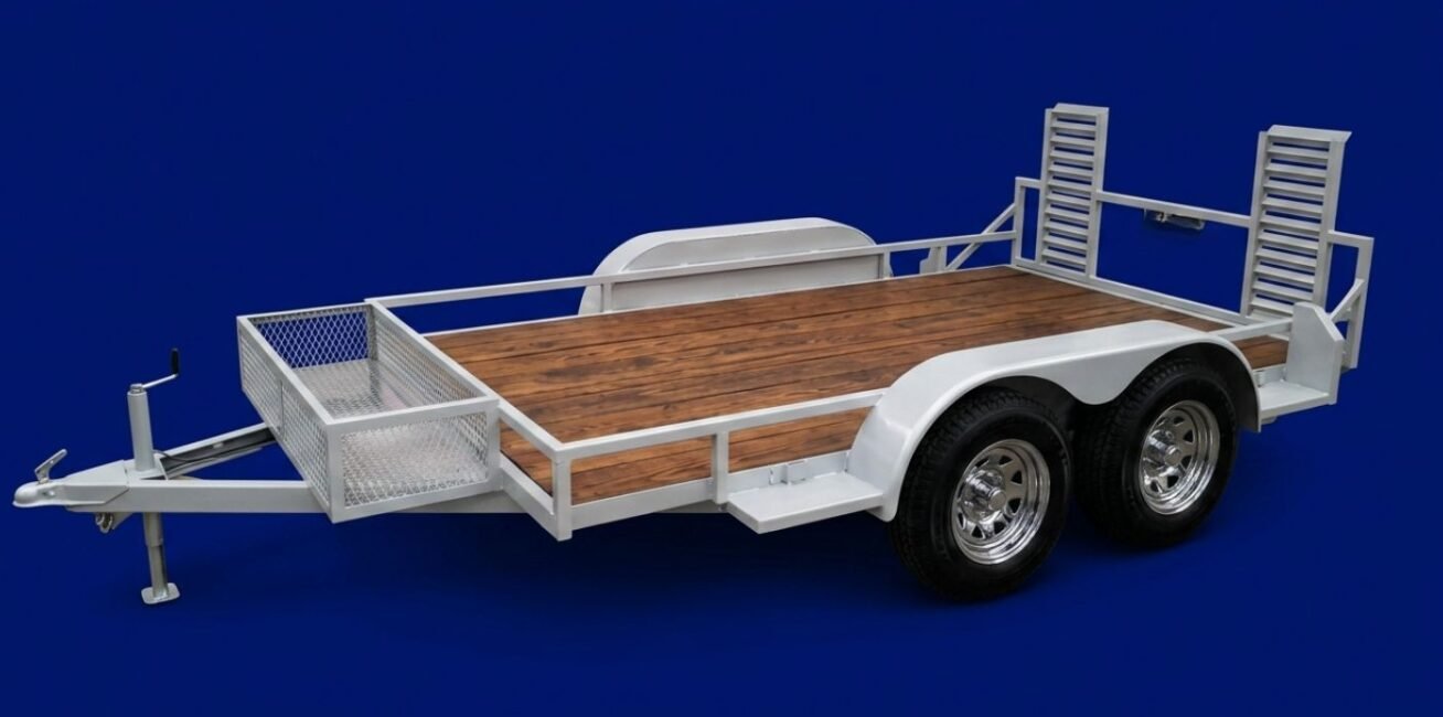 Remolque Cama Baja Doble Eje. Venta de Remolque Cama Baja Doble Eje con capacidad de carga máxima de 4,000 kg.
