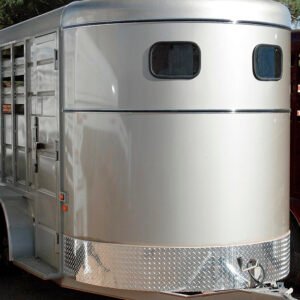 Remolque para Caballos Premium - Diseño Aerodinámico de 2 Caballos, Estructura de Aluminio Reforzado