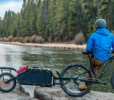 Remolque de Carga para Bicicleta de Montaña - Diseño Monorueda para Bikepacking y Cicloturismo
