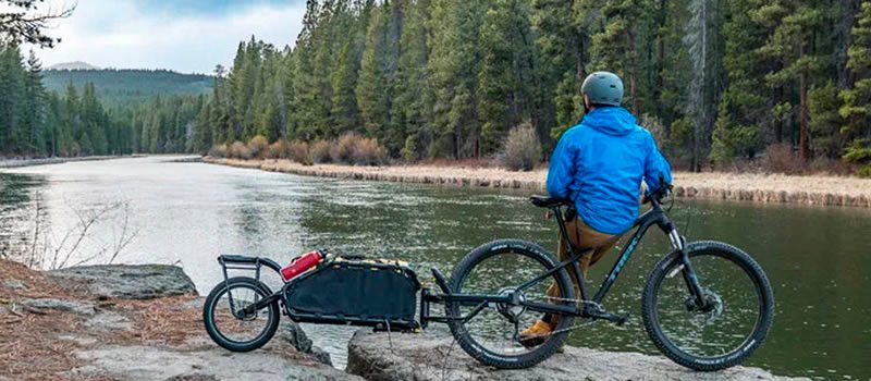 Remolque de Carga para Bicicleta de Montaña - Diseño Monorueda para Bikepacking y Cicloturismo